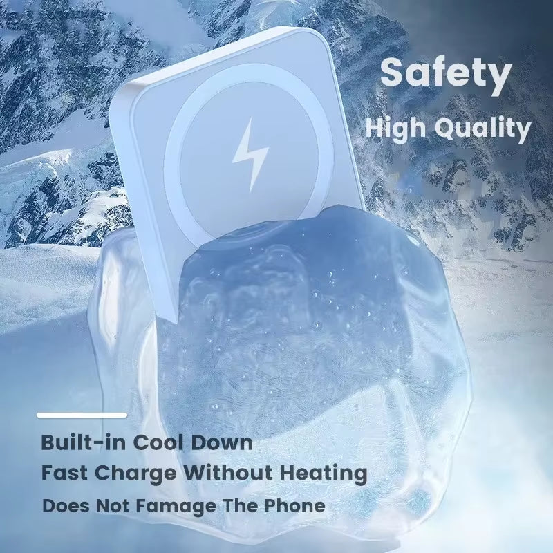 50000Mah Magnetic Power Bank PD 22.5W Wireless Fast Charger for Magsafe Portable Auxiliary Battery for Iphone 17 16 Xiaomi 17