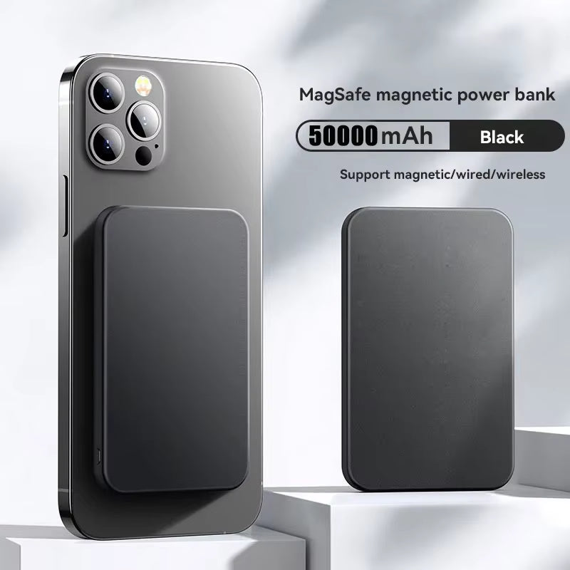 50000Mah Magnetic Power Bank PD 22.5W Wireless Fast Charger for Magsafe Portable Auxiliary Battery for Iphone 17 16 Xiaomi 17
